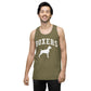 Boxers Collegiate Men’s Premium Tank Top, with Distressed Print