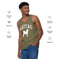 Akitas Collegiate Men’s Premium Tank Top, with Distressed Print