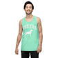 Boxers Collegiate Men’s Premium Tank Top, with Distressed Print