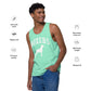 Boxers Collegiate Men’s Premium Tank Top, with Distressed Print