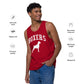 Boxers Collegiate Men’s Premium Tank Top, with Distressed Print