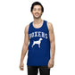 Boxers Collegiate Men’s Premium Tank Top, with Distressed Print