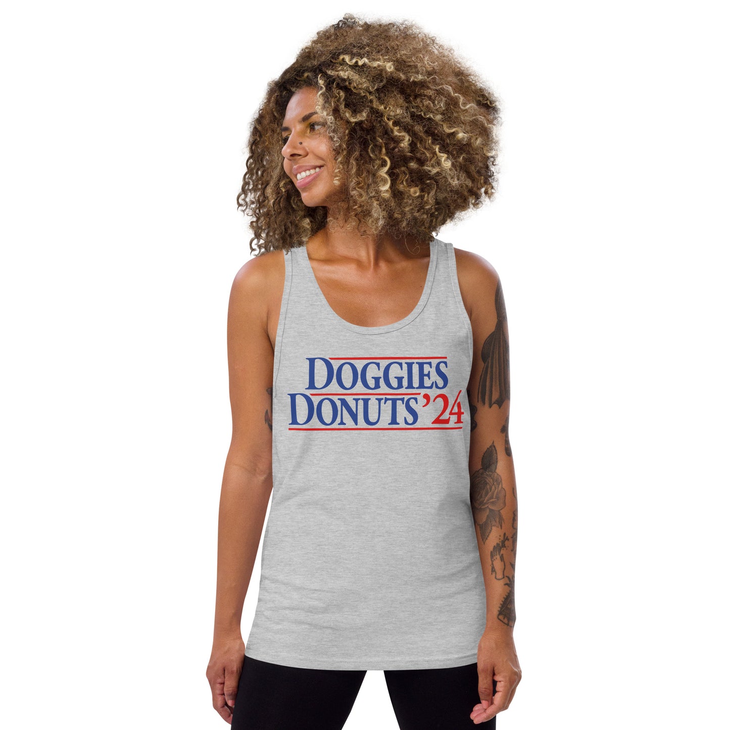 Doggies and Donuts 2024, Unisex Tank Top