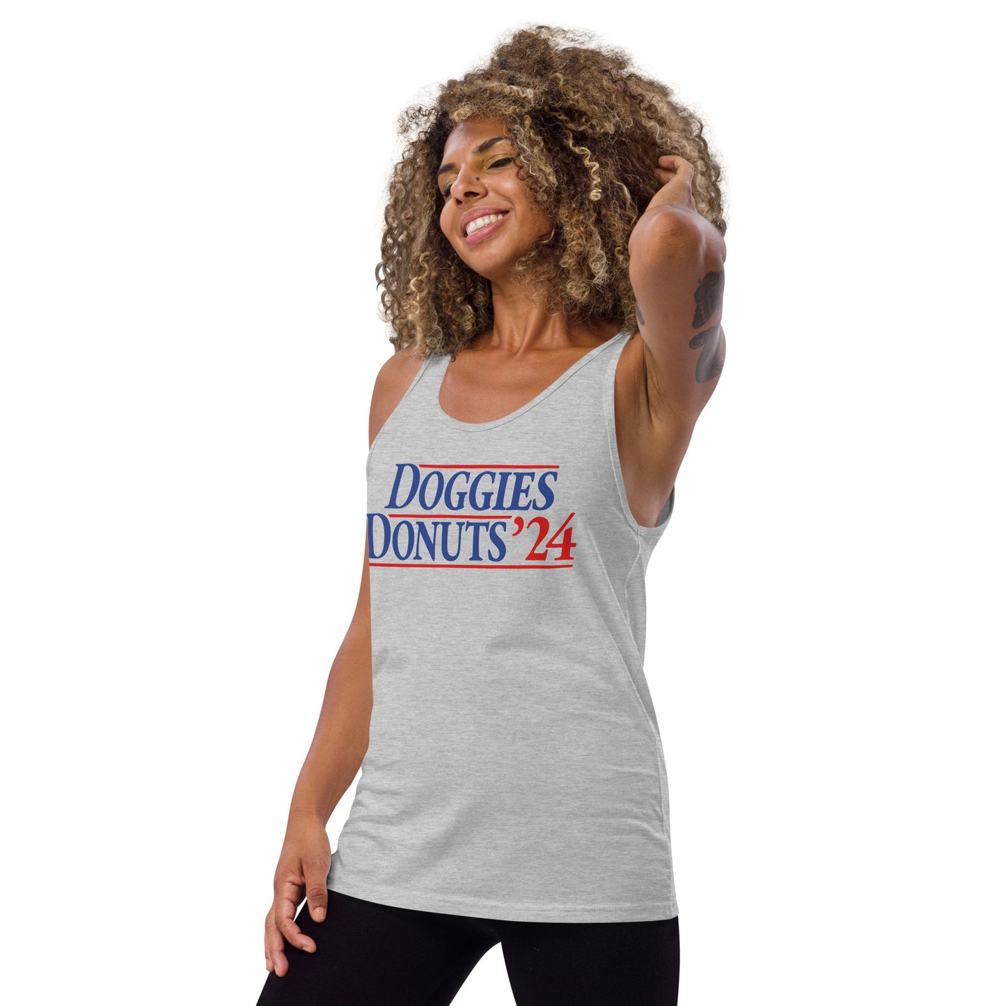 Doggies and Donuts 2024, Unisex Tank Top