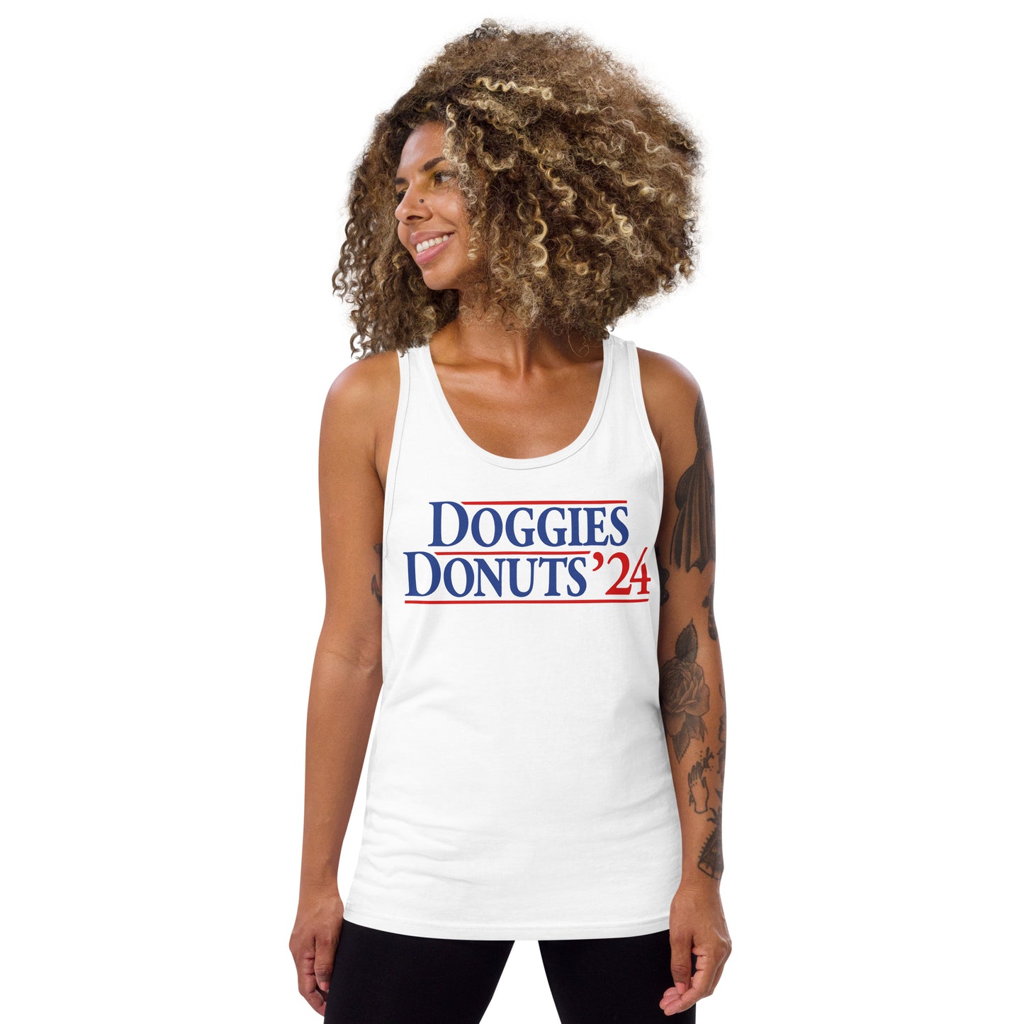 Doggies and Donuts 2024, Unisex Tank Top