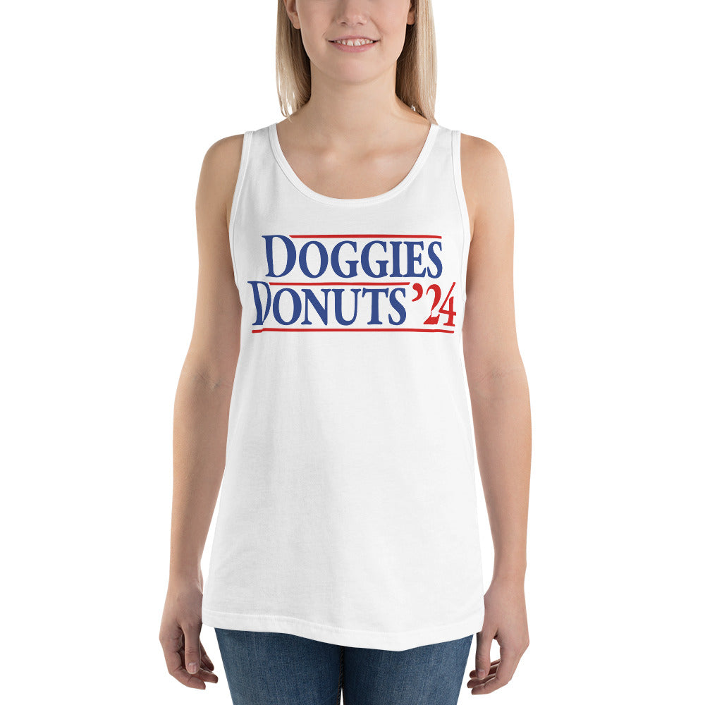 Doggies and Donuts 2024, Unisex Tank Top