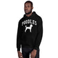 Poodles Collegiate Hoodie, with Distressed Print