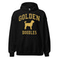 Golden Doodles Collegiate Hoodie, with Gold Distressed Print