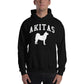 Akitas Collegiate Hoodie, with Distressed Print