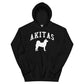 Akitas Collegiate Hoodie, with Distressed Print