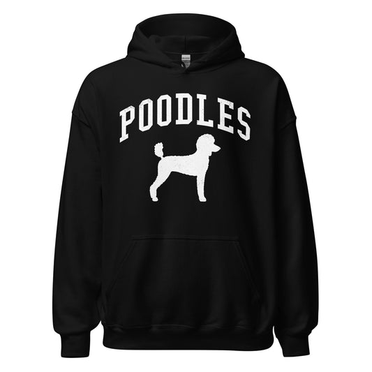 Poodles Collegiate Hoodie, with Distressed Print