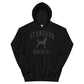 Standard Poodles Collegiate Hoodie, with Black Distressed Print