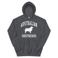 Australian Shepherds Collegiate Hoodie, with Distressed Print