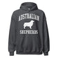 Australian Shepherds Collegiate Hoodie, with Distressed Print