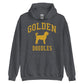 Golden Doodles Collegiate Hoodie, with Gold Distressed Print