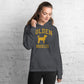 Golden Doodles Collegiate Hoodie, with Gold Distressed Print