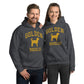 Golden Doodles Collegiate Hoodie, with Gold Distressed Print