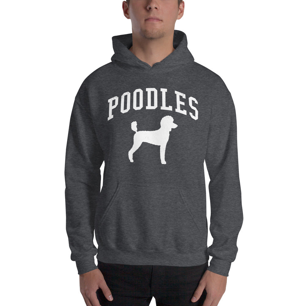 Poodles Collegiate Hoodie, with Distressed Print