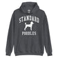 Standard Poodles Collegiate Hoodie, with Distressed Print