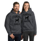 Standard Poodles Collegiate Hoodie, with Black Distressed Print