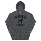 Standard Poodles Collegiate Hoodie, with Black Distressed Print