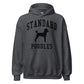 Standard Poodles Collegiate Hoodie, with Black Distressed Print