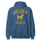 Golden Doodles Collegiate Hoodie, with Gold Distressed Print