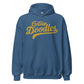 Golden Doodles Script Hoodie, with Gold Distressed Print