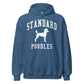 Standard Poodles Collegiate Hoodie, with Distressed Print