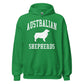 Australian Shepherds Collegiate Hoodie, with Distressed Print