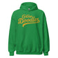 Golden Doodles Script Hoodie, with Gold Distressed Print