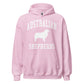 Australian Shepherds Collegiate Hoodie, with Distressed Print