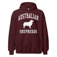 Australian Shepherds Collegiate Hoodie, with Distressed Print