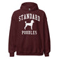 Standard Poodles Collegiate Hoodie, with Distressed Print