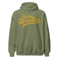 Golden Doodles Script Hoodie, with Gold Distressed Print