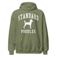 Standard Poodles Collegiate Hoodie, with Distressed Print