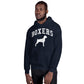 Boxers Collegiate Hoodie, with Distressed Print