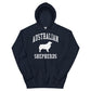 Australian Shepherds Collegiate Hoodie, with Distressed Print