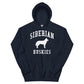 Siberian Huskies Collegiate Hoodie, with Distressed Print