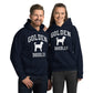 Golden Doodles Collegiate Hoodie, with Distressed Print