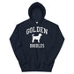 Golden Doodles Collegiate Hoodie, with Distressed Print