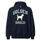 Golden Doodles Collegiate Hoodie, with Distressed Print