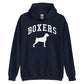 Boxers Collegiate Hoodie, with Distressed Print