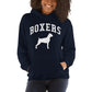 Boxers Collegiate Hoodie, with Distressed Print