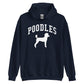 Poodles Collegiate Hoodie, with Distressed Print