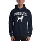 Poodles Collegiate Hoodie, with Distressed Print