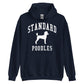 Standard Poodles Collegiate Hoodie, with Distressed Print