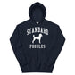 Standard Poodles Collegiate Hoodie, with Distressed Print