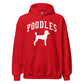 Poodles Collegiate Hoodie, with Distressed Print