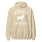 Australian Shepherds Collegiate Hoodie, with Distressed Print